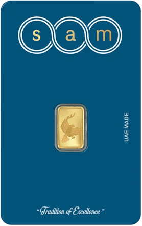 1g Gold Bar