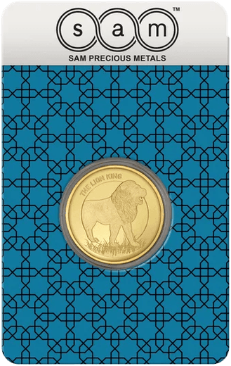 Certified gold in sealed SAM packaging